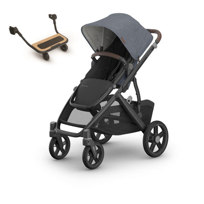 UPPAbaby VISTA V3 Stroller + PiggyBack Bundle in Julian