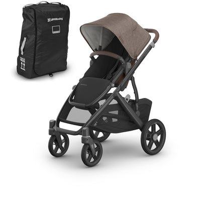 UPPAbaby VISTA V3 Stroller + Travel Bag Bundle in Owen
