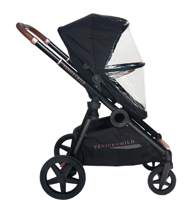 Venice Child Maverick Single to Double Stroller- Package # 1  with raincover
