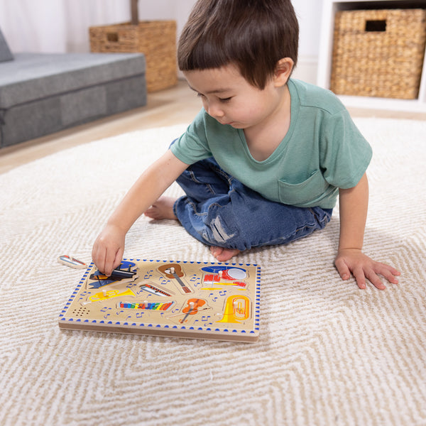Melissa & Doug Musical Instruments Sound Puzzle - Little Folks NYC