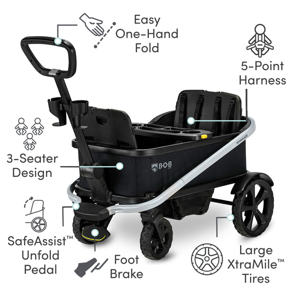 3 kid stroller wagon BOB Renegade™ Wagon