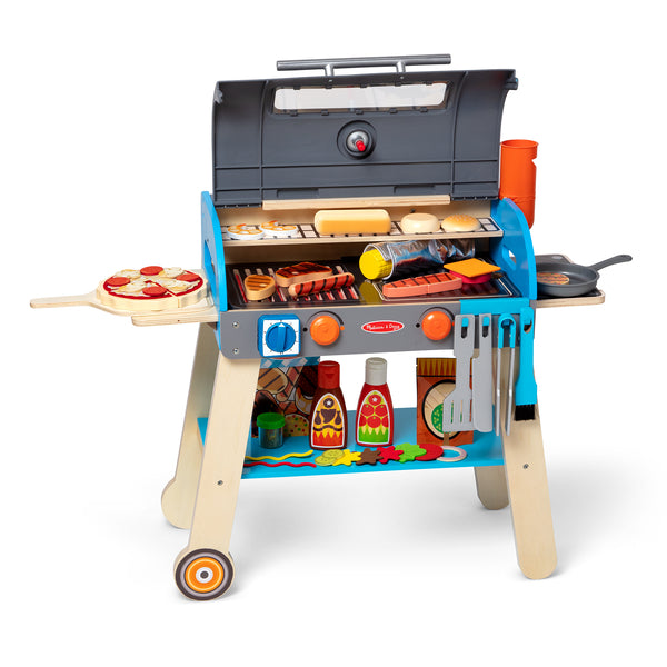 Melissa Doug Deluxe Grill Pizza Oven Playset Little Folks NYC