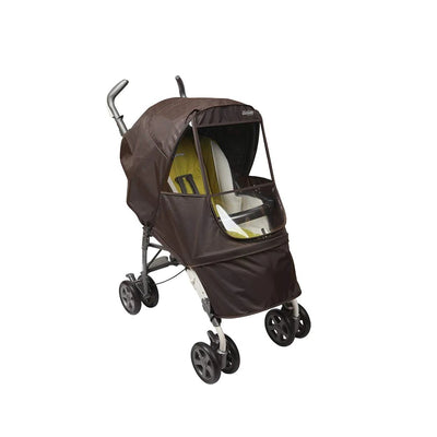 Manito Elegance Alpha Stroller Weather Shield in Chocolate