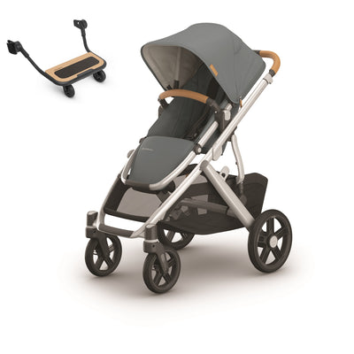 UPPAbaby VISTA V3 Stroller + PiggyBack Bundle in Callum