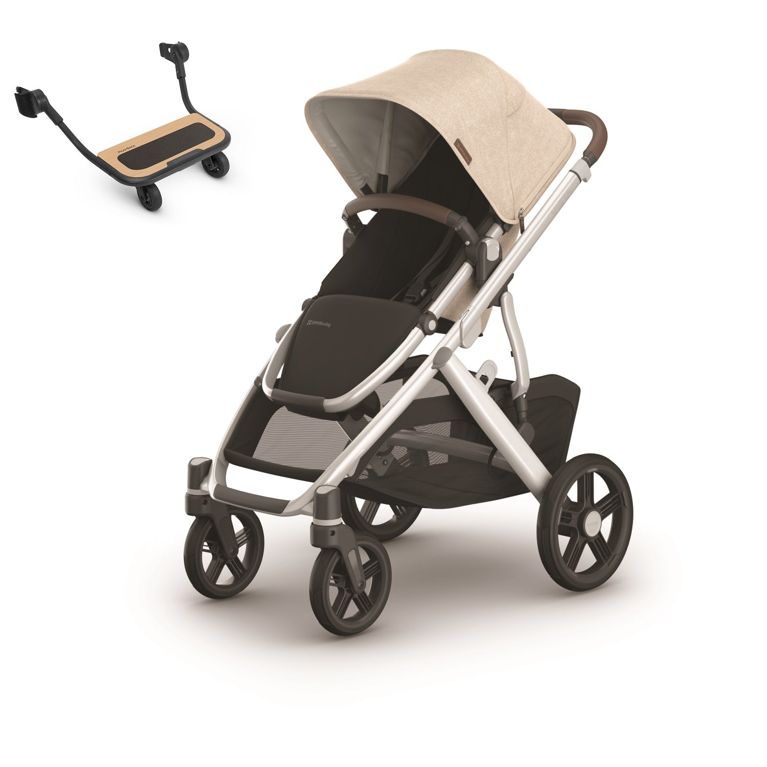 UPPAbaby VISTA V3 Stroller + PiggyBack Bundle in Declan