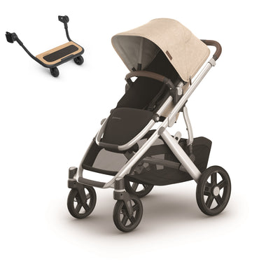 UPPAbaby VISTA V3 Stroller + PiggyBack Bundle in Declan