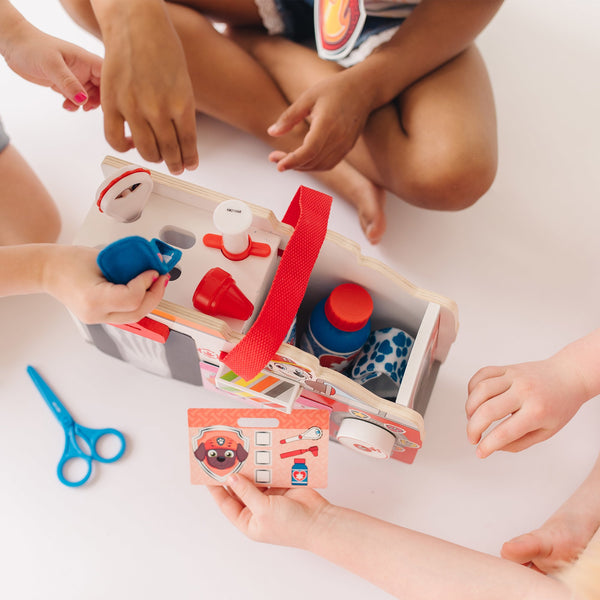 Melissa & Doug PAW Patrol Marshall's Wooden Rescue Caddy - Little