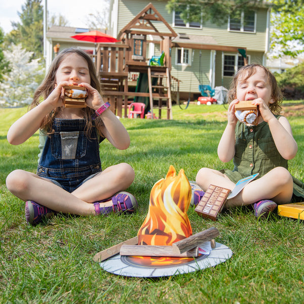 Melissa Doug Let's Explore Campfire S'mores Play Set Little