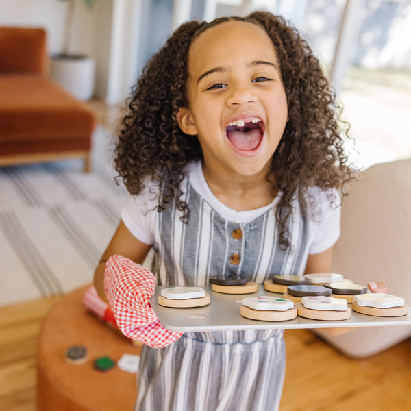 Melissa & Doug Wooden Slice and Bake Cookie Set - Little Folks NYC