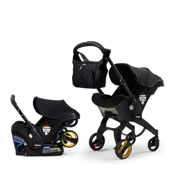 Doona™ Midnight Infant Car Seat/Stroller + Base - Little Folks NYC