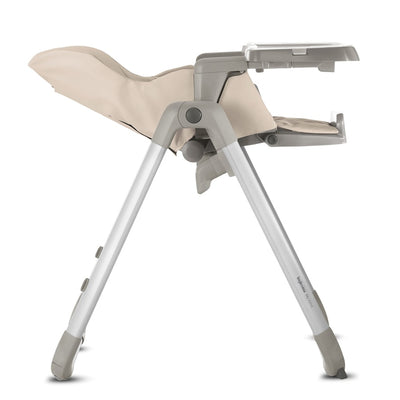 Inglesina MyTime High Chair in Butter side view reclined
