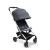 Joolz Aer Lightweight Stroller in Elegant Blue with canopy extended