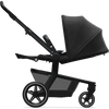 Joolz Hub+ Stroller in Brilliant Black parent facing