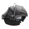 Nuna PIPA RX Infant Car Seat in Granite with Dream Drape