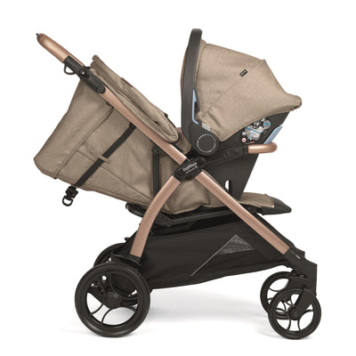 Peg Perego Booklet 50 Stroller in Mon Amour with Primo viaggio car seat