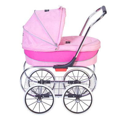 Valco Baby Princess Doll Stroller in Pink side view