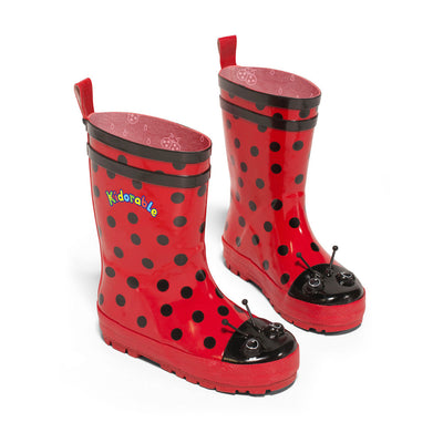 Kidorable Ladybug Rain Boots