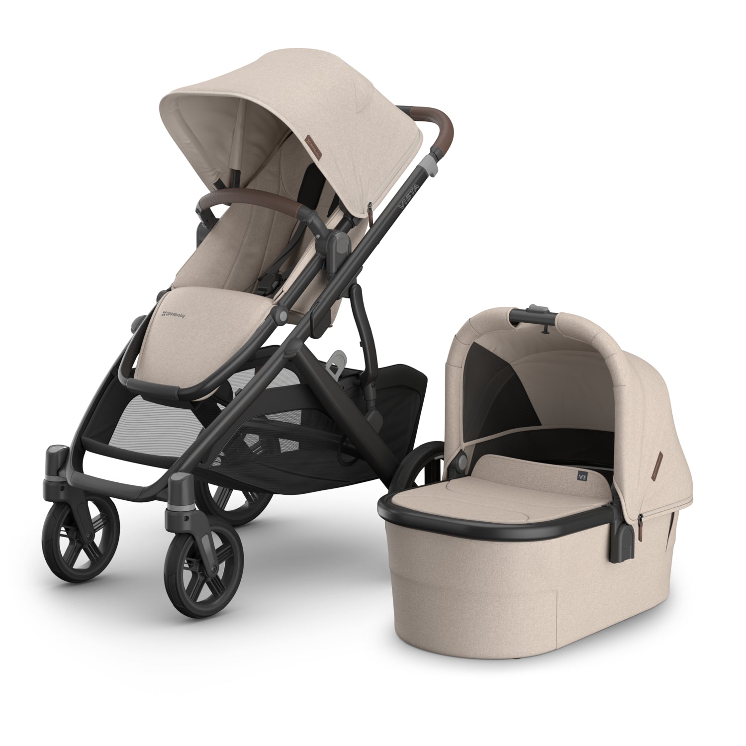 UPPAbaby VISTA V3 + Bassinet V3 Bundle in Ada