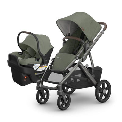 UPPAbaby VISTA V3 + ARIA V2 Travel System in Evelyn