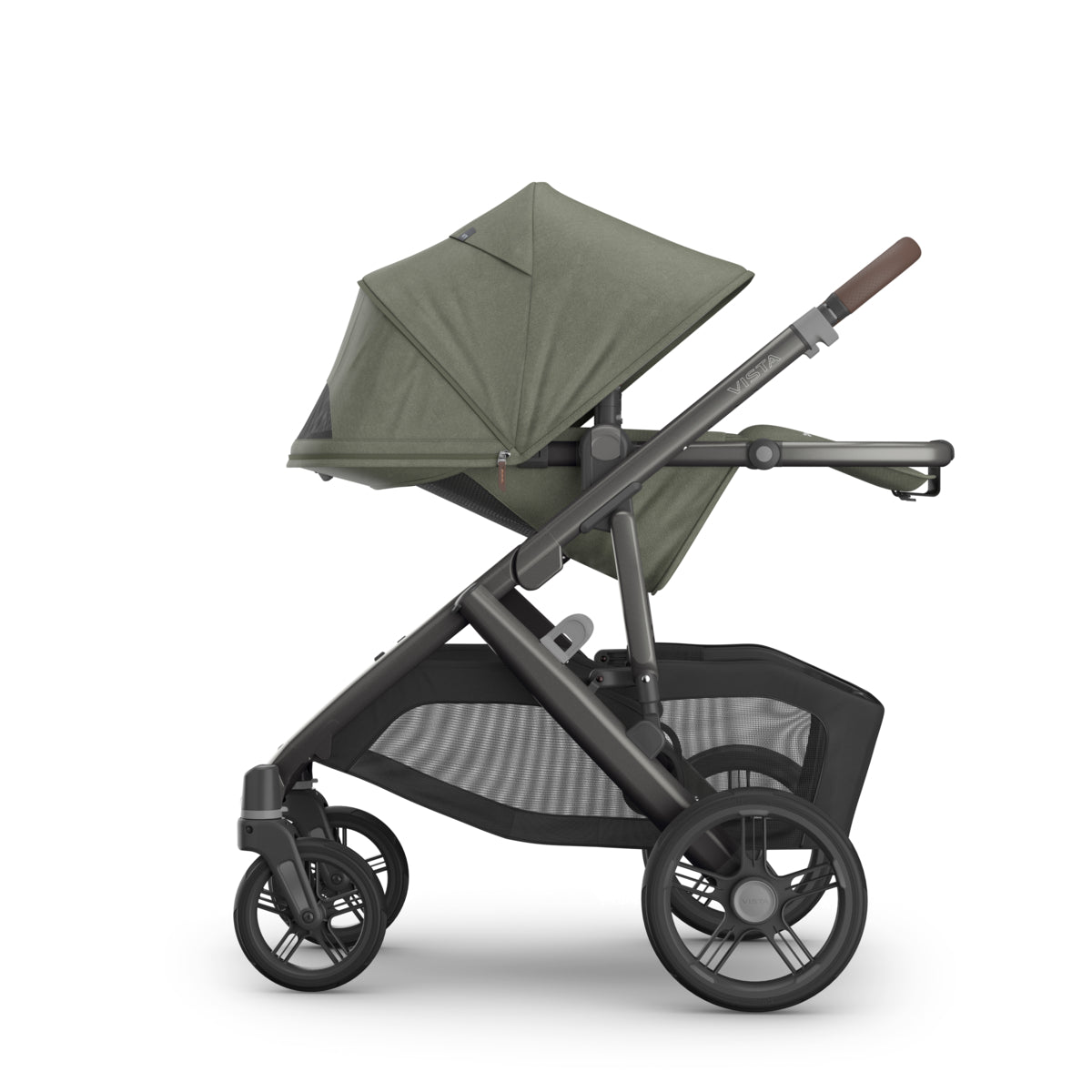 UPPAbaby VISTA V3 Stroller + PiggyBack Bundle in Evelyn