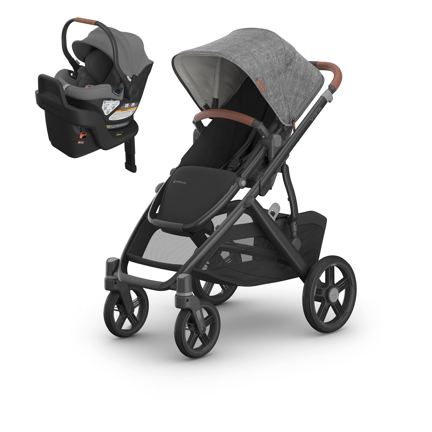 UPPAbaby Vista V3 + Aria Bundle in Greyson