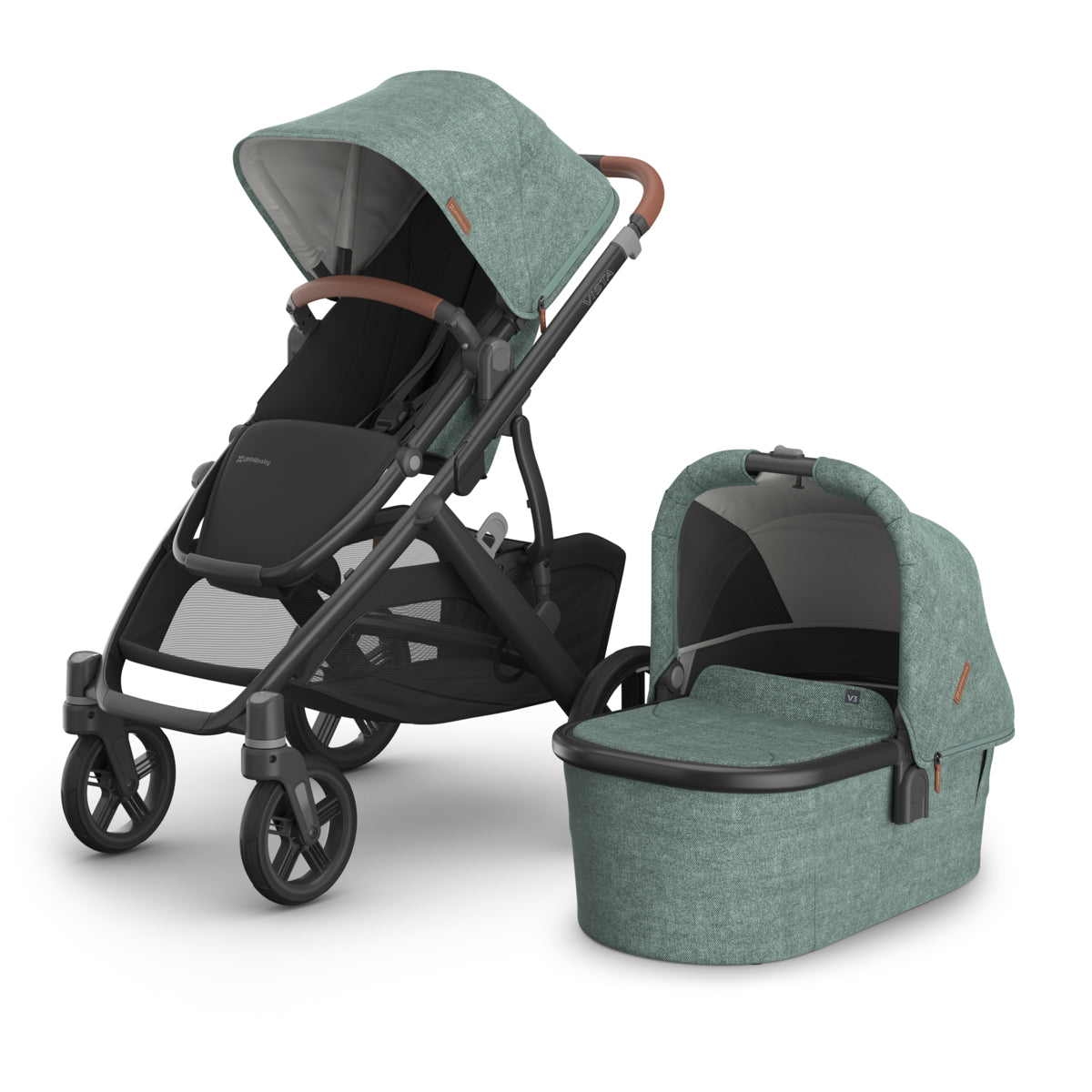 UPPAbaby Vista V3 + Bassinet V3 Bundle in Gwen