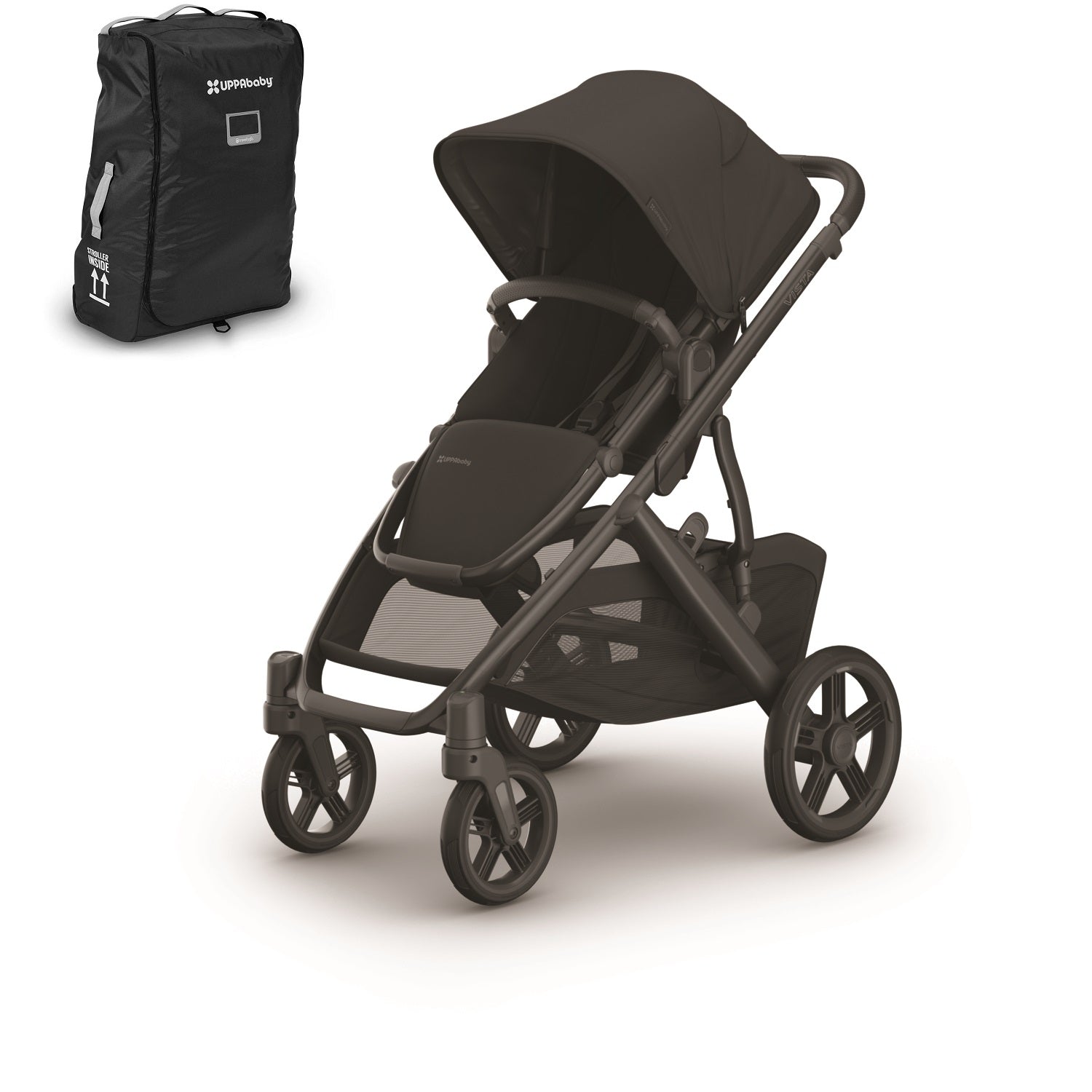 UPPAbaby VISTA V3 Stroller + Travel Bag Bundle in Jake