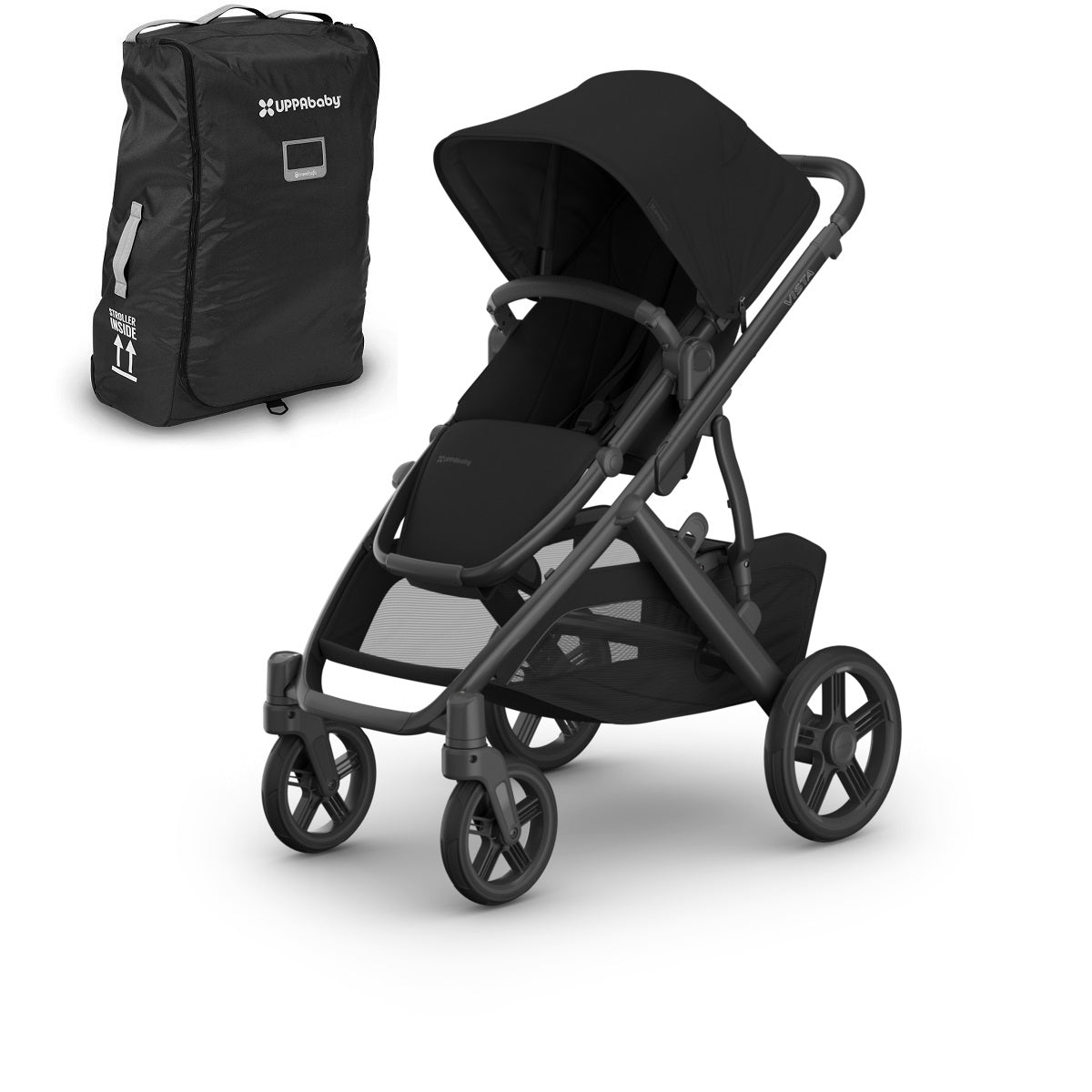 UPPAbaby VISTA V3 Stroller + Travel Bag Bundle in James