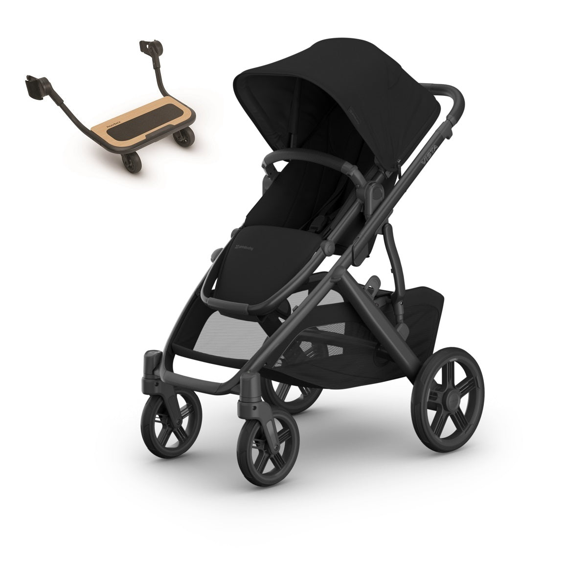 UPPAbaby VISTA V3 Stroller + PiggyBack Bundle in James