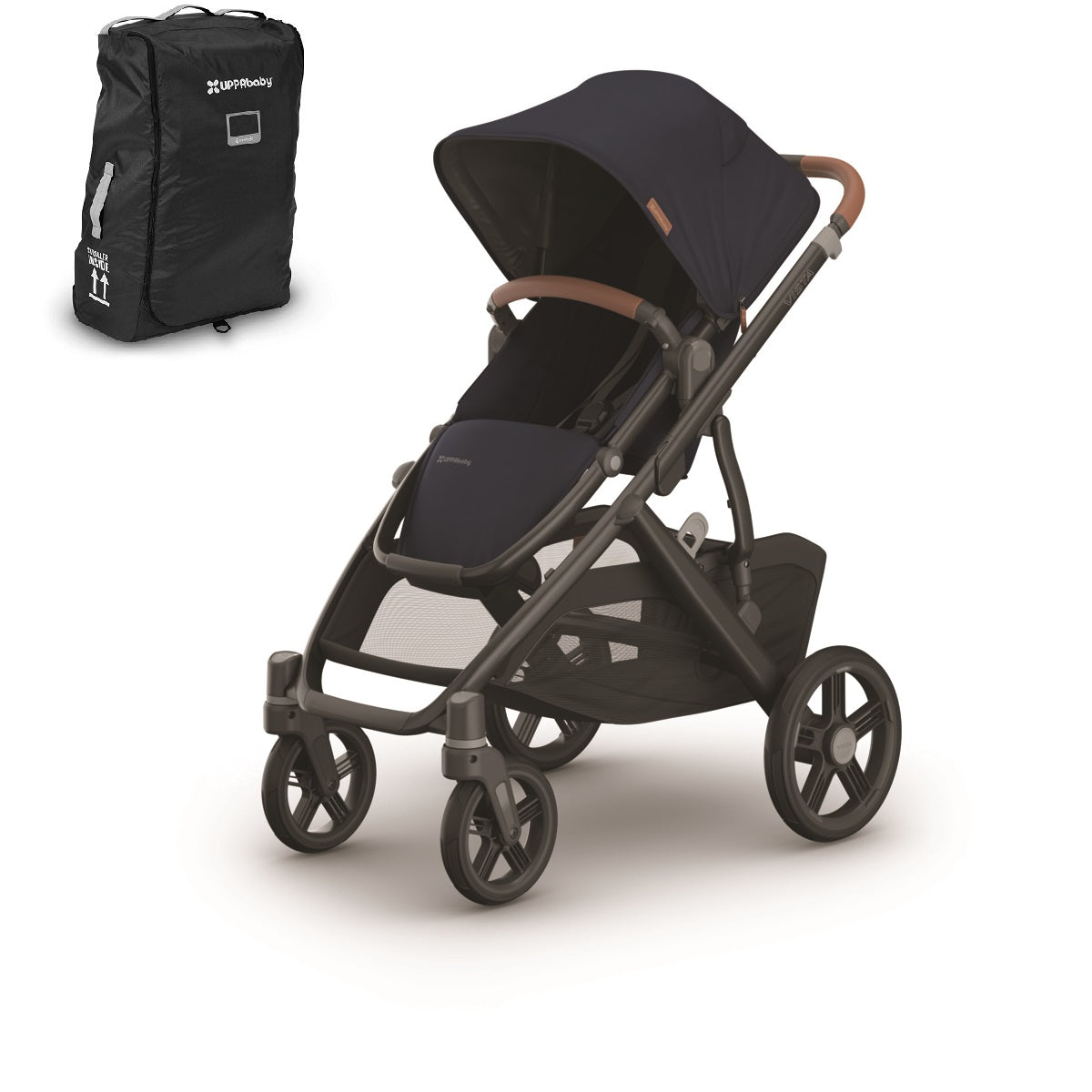UPPAbaby VISTA V3 Stroller + Travel Bag Bundle in Noa