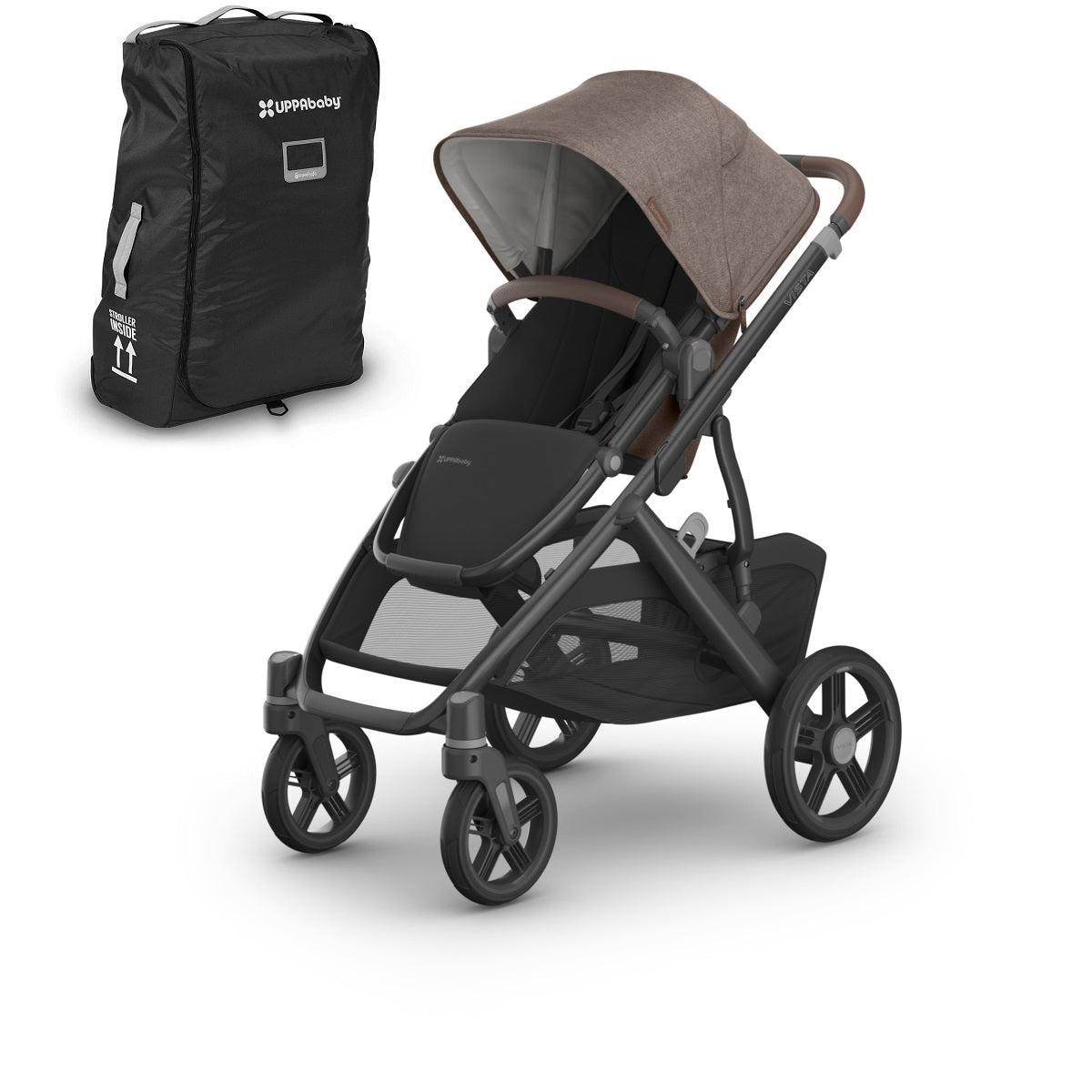 UPPAbaby VISTA V3 Stroller + Travel Bag Bundle in Owen