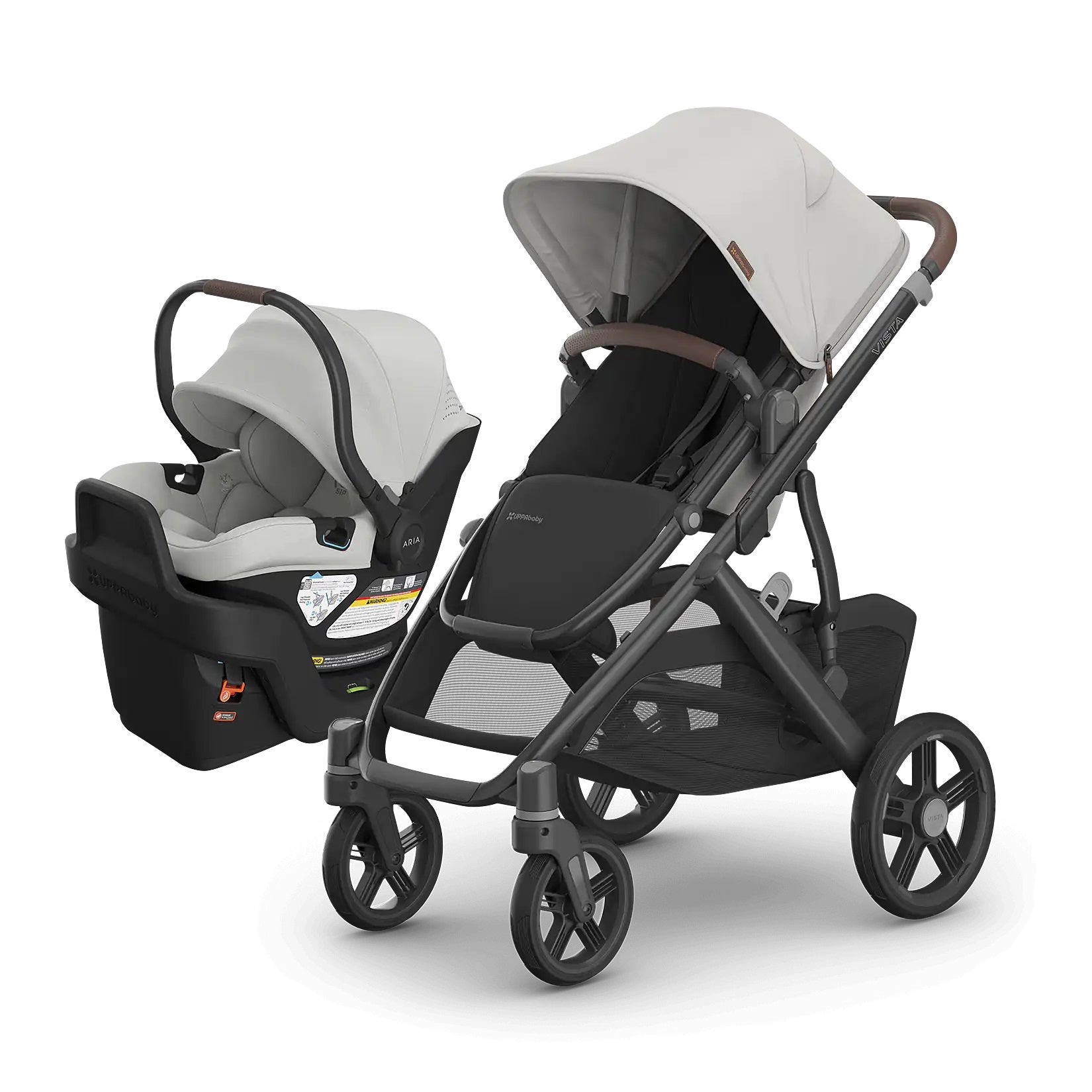 UPPAbaby VISTA V3 + ARIA V2 Travel System in Savannah