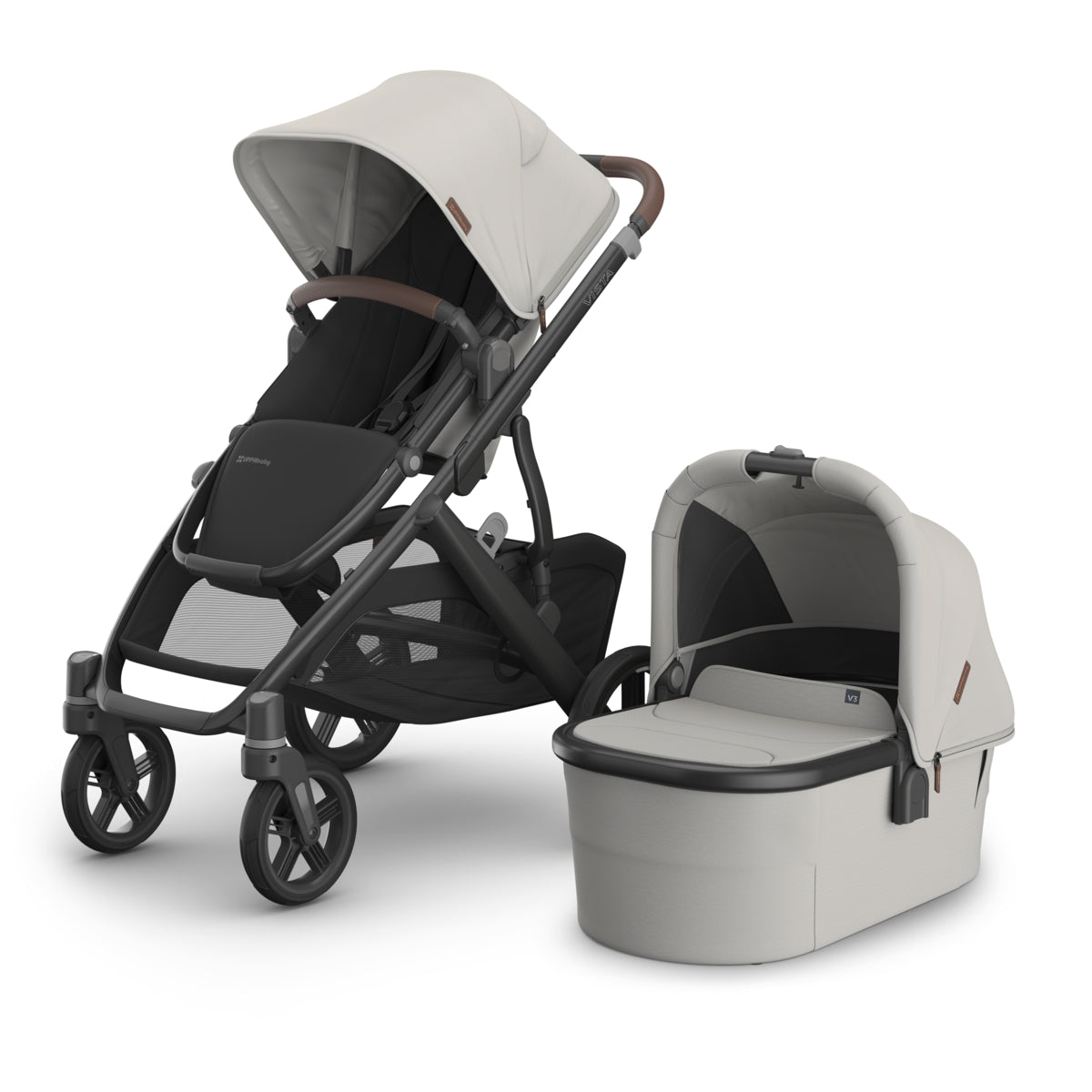 UPPAbaby Vista V3 + Bassinet V3 Bundle in Savannah