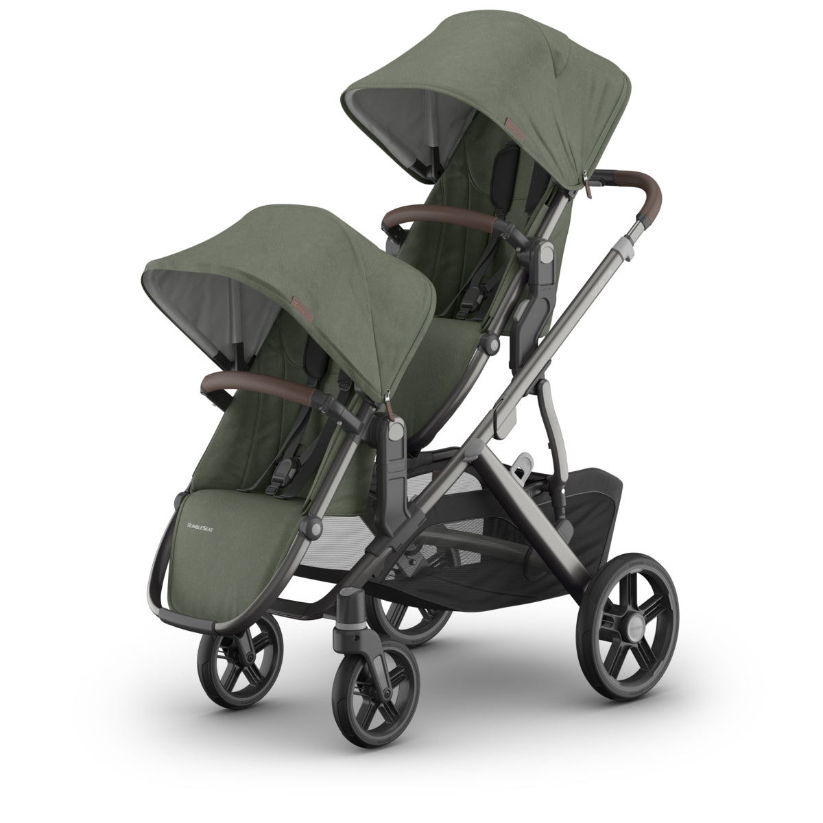 UPPAbaby VISTA V3 + MESA V3 + Upper Adapters + RumbleSeat V3 Bundle in Evelyn
