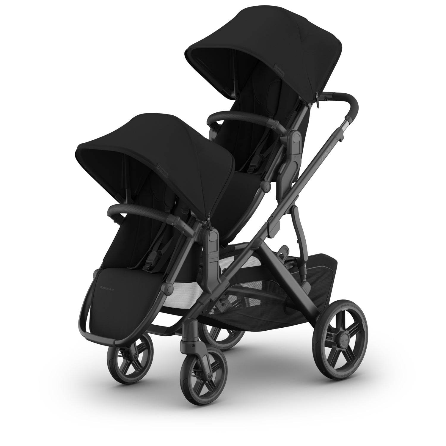 UPPAbaby VISTA V3 Stroller + Upper Adapters + RumbleSeat V3 Bundle in James