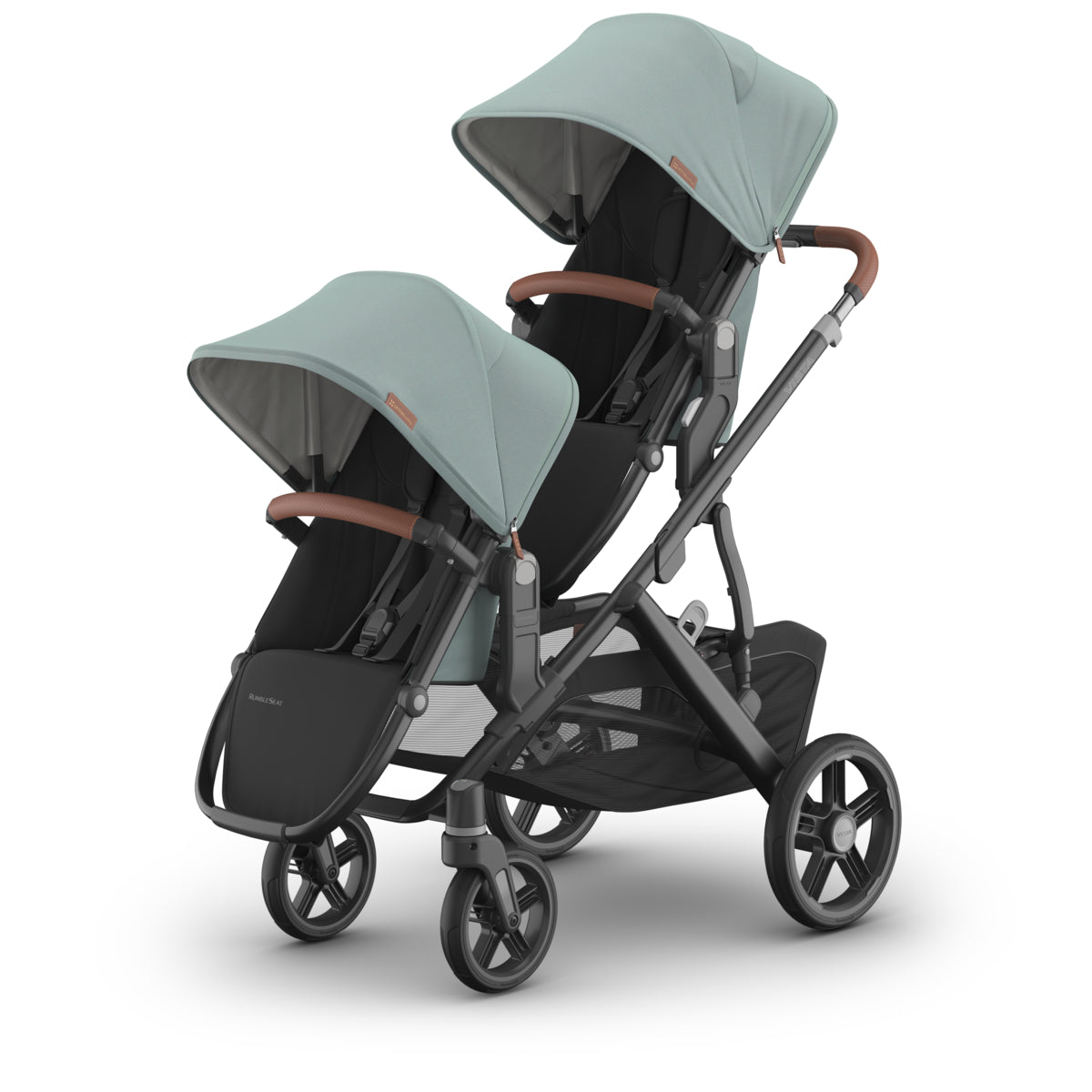 UPPAbaby VISTA V3 Stroller + Upper Adapters + RumbleSeat V3 in Kenzi