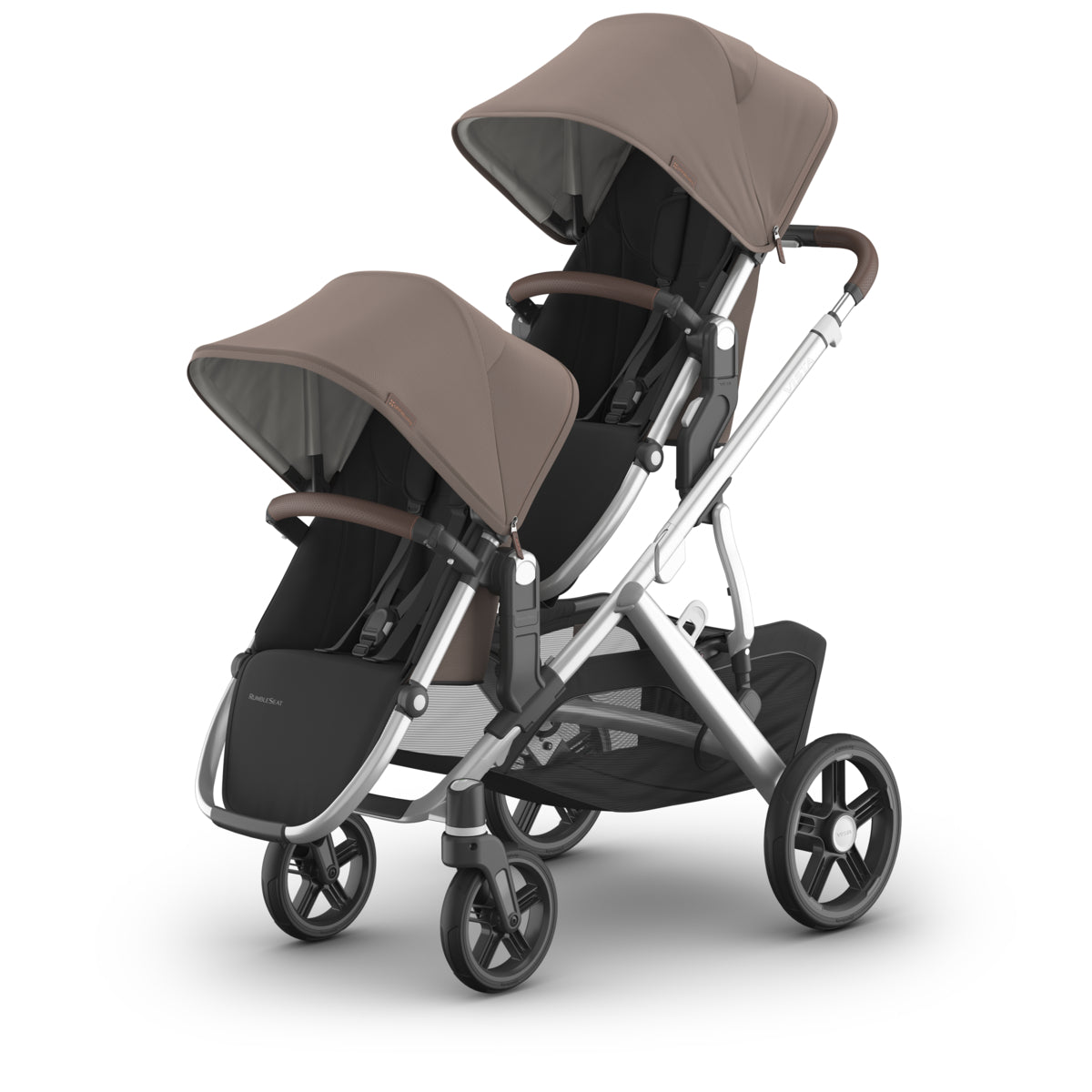 UPPAbaby VISTA V3 Stroller + Upper Adapters + RumbleSeat V3 in Theo