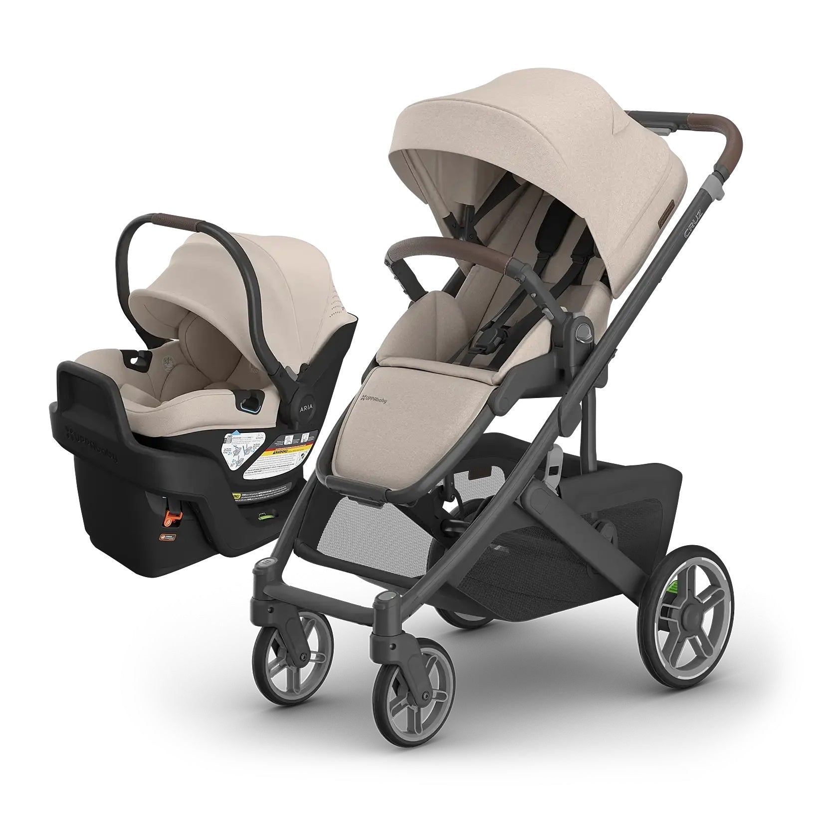 UPPAbaby CRUZ V3 + ARIA V2 Travel System in Ada