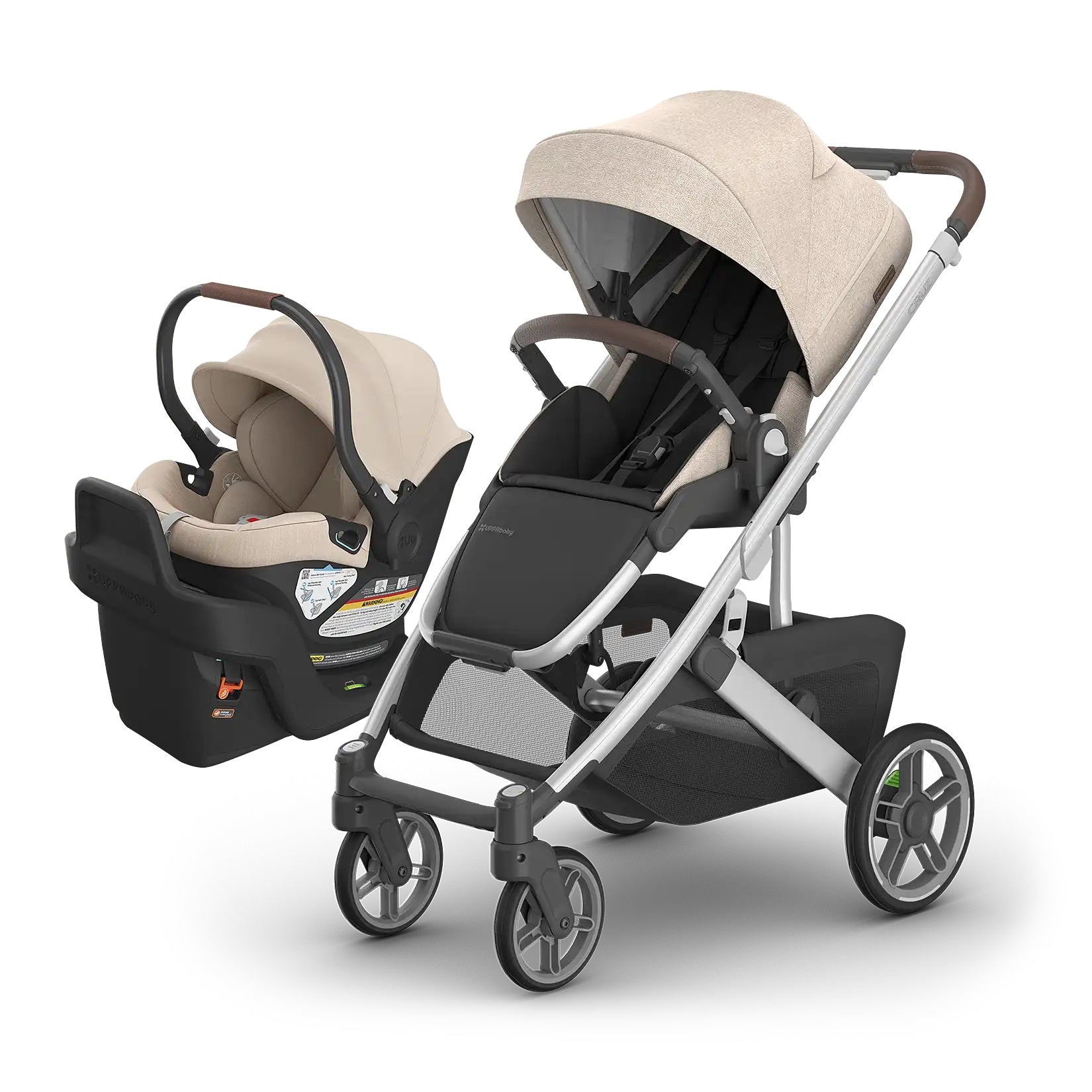 UPPAbaby CRUZ V3 + ARIA Travel System in Declan