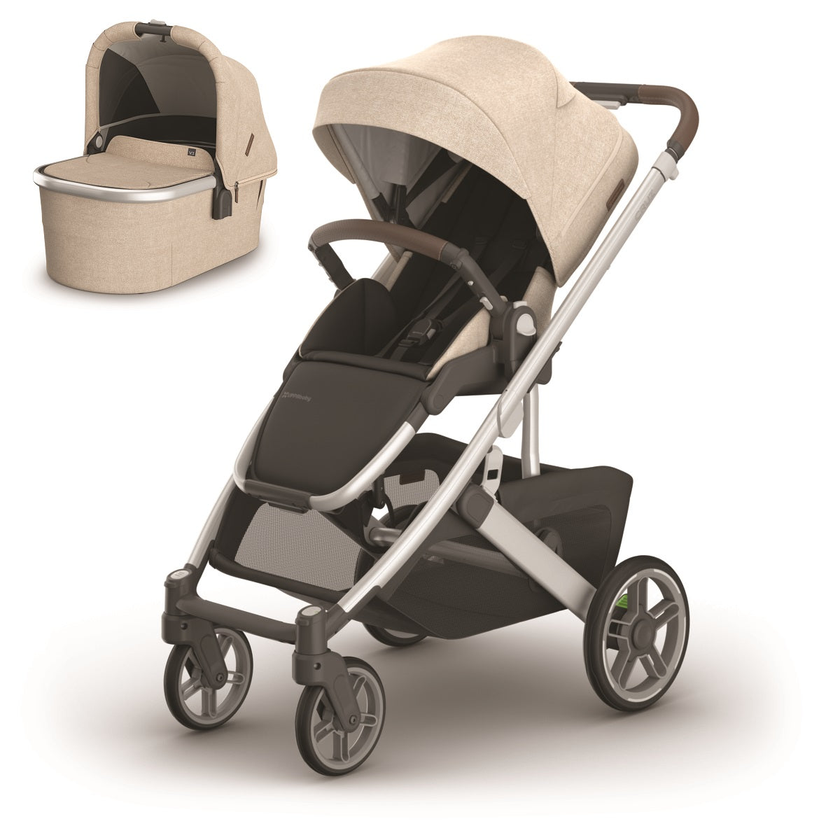 UPPAbaby CRUZ V3 + Bassinet V3 Bundle in Declan