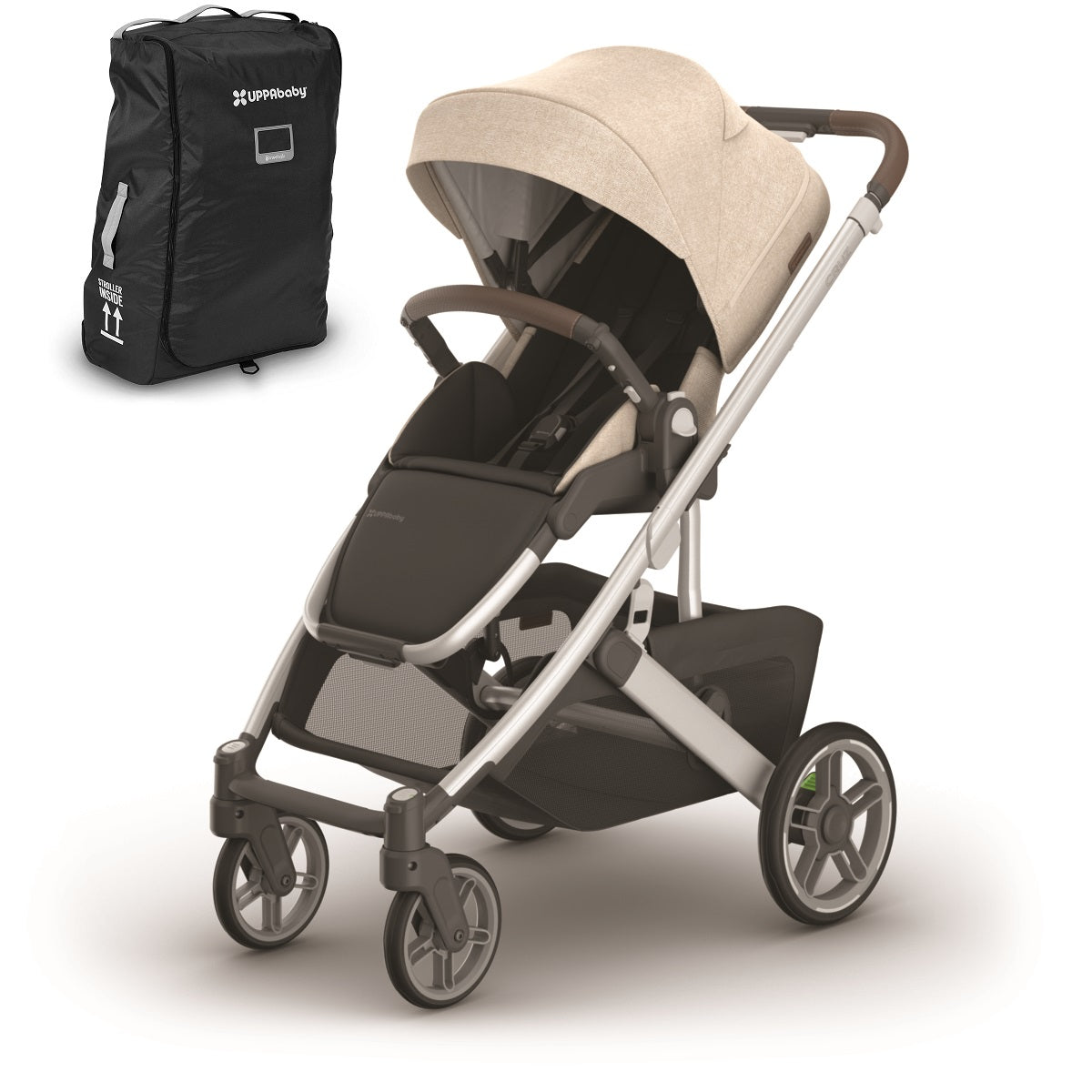 UPPAbaby CRUZ V3 + Travel Bag Bundle in Declan