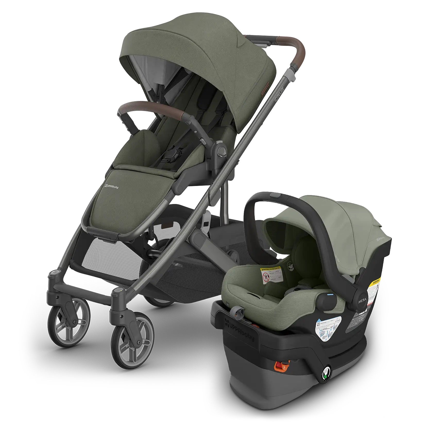 UPPAbaby CRUZ V3 + MESA V3 Travel System in Evelyn