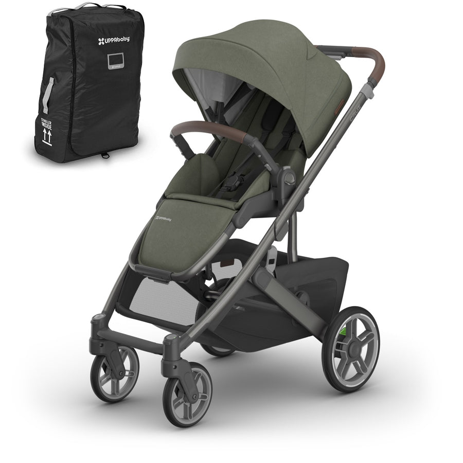 UPPAbaby CRUZ V3 + Travel Bag Bundle in Evelyn