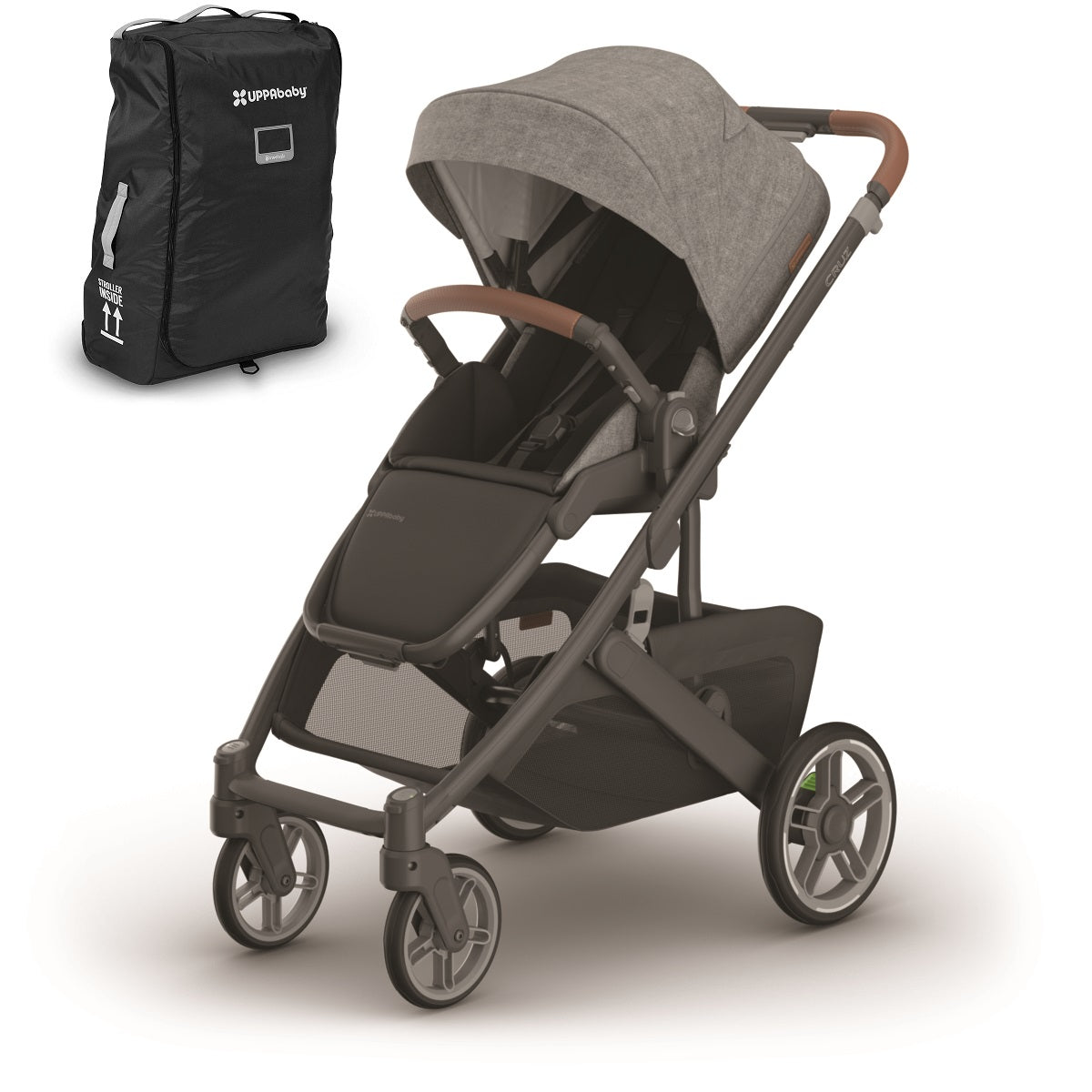 UPPAbaby CRUZ V3 + Travel Bag Bundle in Greyson