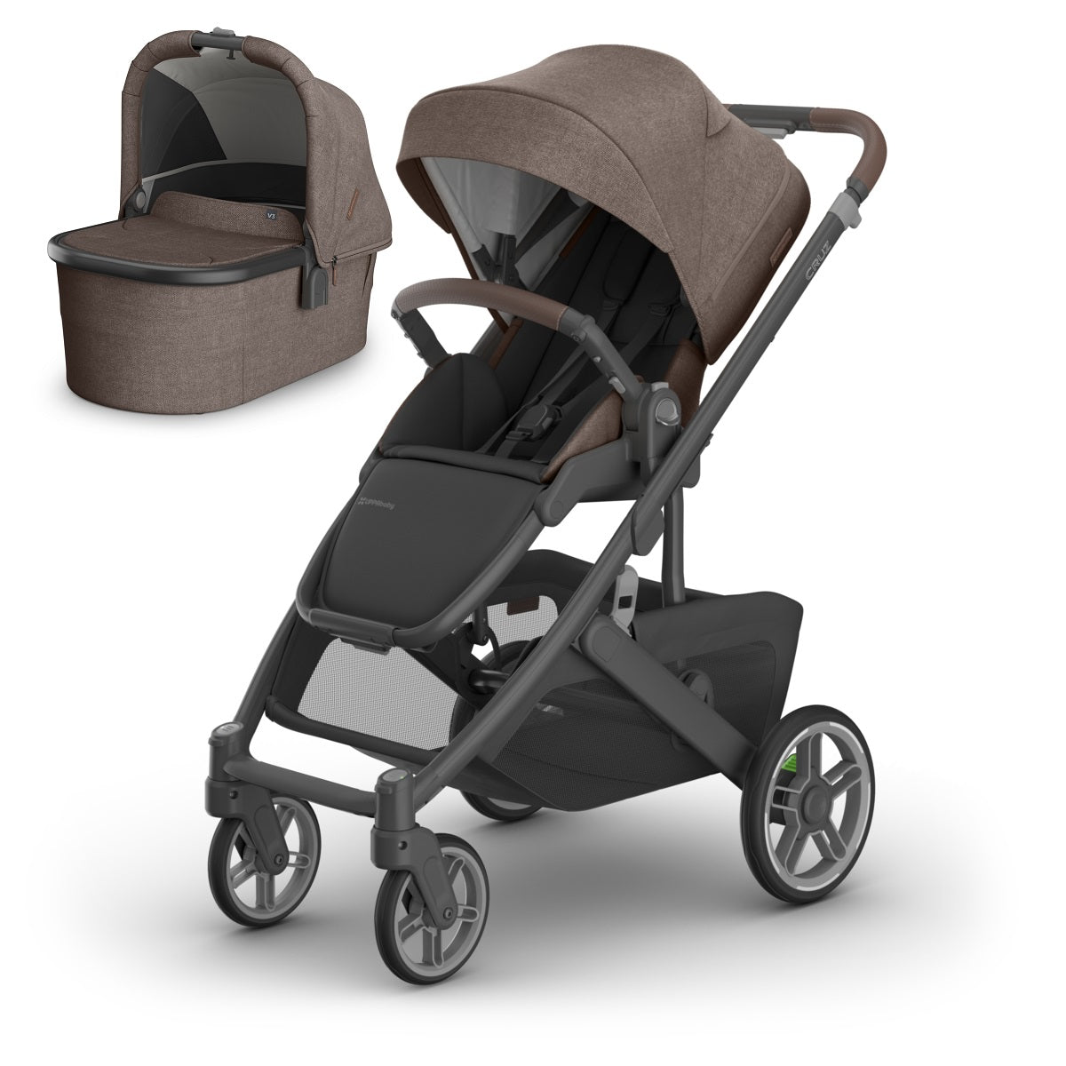 UPPAbaby CRUZ V3 + Bassinet V3 Bundle in Owen
