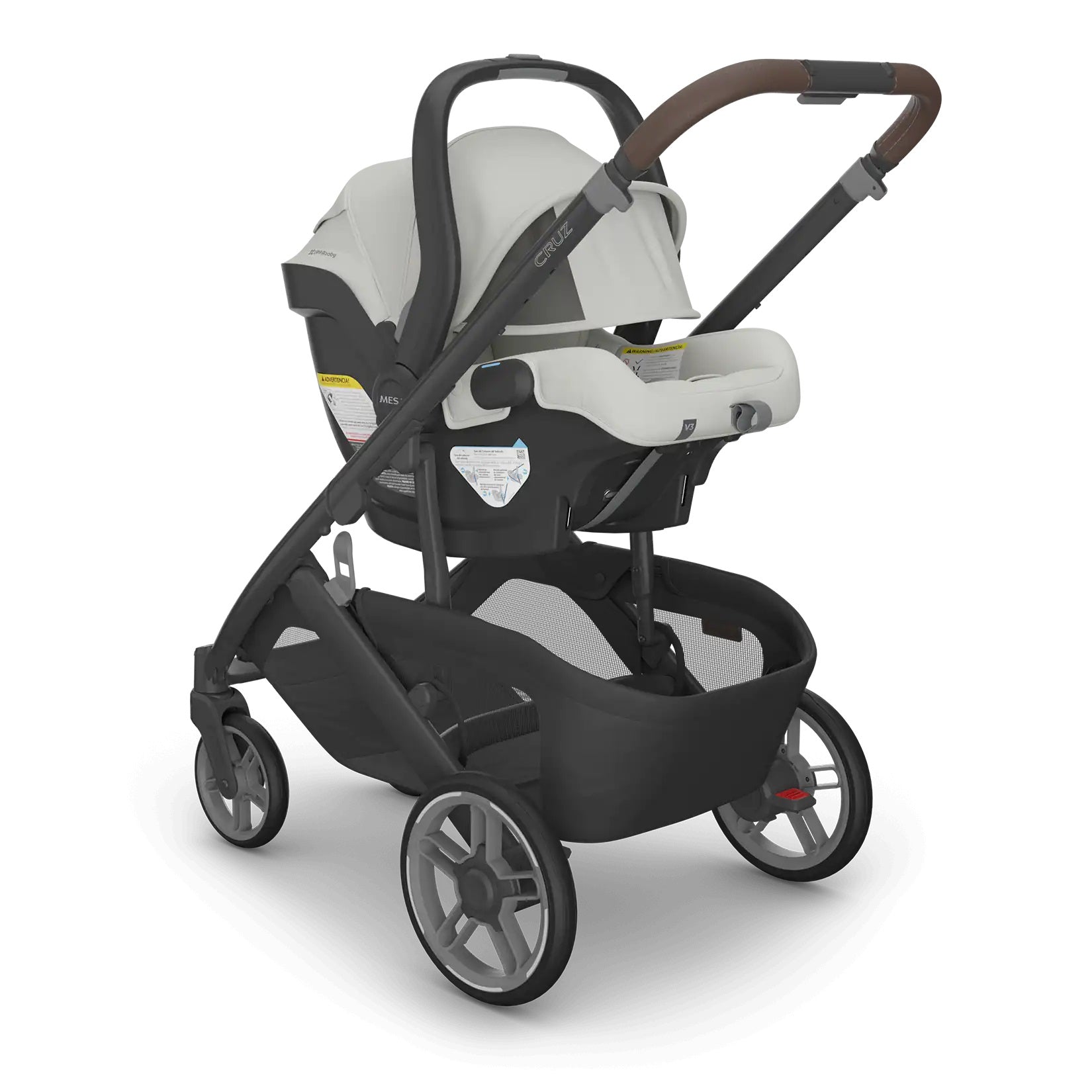 uppababy car seat stroller frame UPPAbaby CRUZ V3 + MESA V3 Travel System