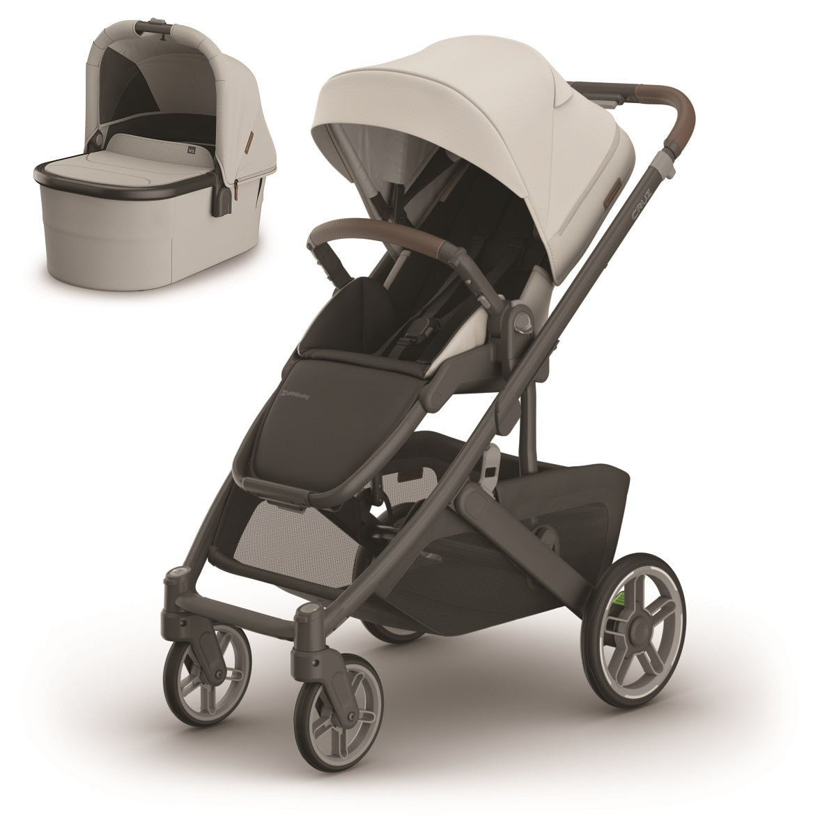 stroller with bassinet or car seat UPPAbaby CRUZ V3 + Bassinet V3 Bundle