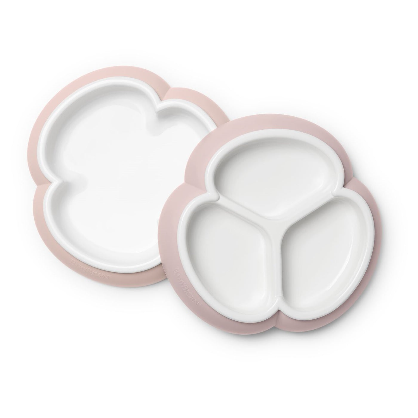 BABYBJÖRN Baby Plate Set, 2-pack in powder pink