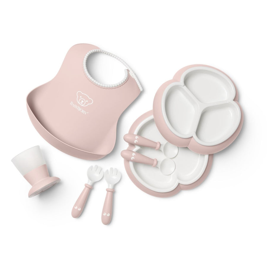 BABYBJÖRN Dinnerware Set, 8pcs in powder pink