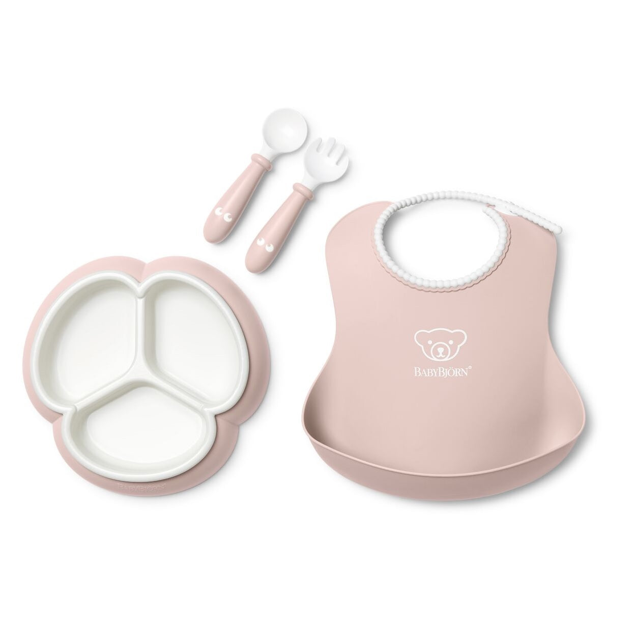 BABYBJÖRN Mealtime Set, 4 pcs in pink